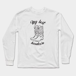 Bachelorette Party Shirts Hoedown Long Sleeve T-Shirt